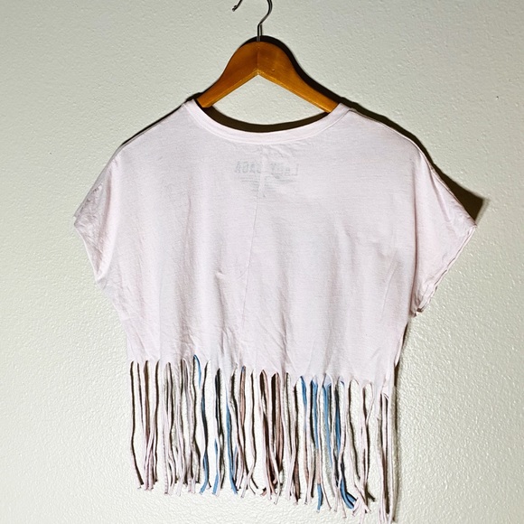 Lady Gaga pink fringe tshirt - Picture 5 of 6